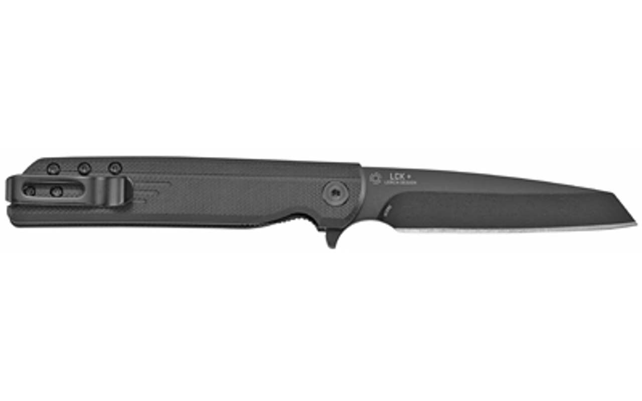 CRKT Columbia River LCK+ Tanto Blackout Folding Knife | Pocket